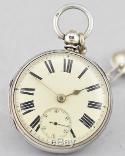 antique silver fob watch