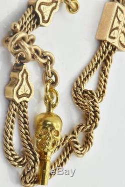 vintage gold pocket watch chain
