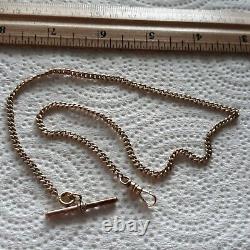 14k Solid Gold Vintage antique Pocket Watch Chain 14.3 Grams tested marked