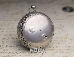 1660s EARLY SELF STRIKING SINGLE HAND Verge Fusee OIGNON Antique Pocket Watch