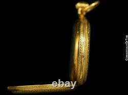 1869 PATEK PHILIPPE Antique Bespoke Midsize 40mm Pocket Watch 18K Gold