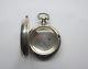 1877 Antique Chester Silver Verge / Fusee Pair Case Pocket Watch Cases Only