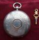 1889 Large Fusee Hunter Pocket Watch With Decorated Case