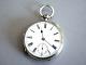 1891 Mint Cond. Fusee Gents Pocket Watch. J Brown Kilmarnock. Serviced. Antique
