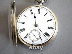 1891 Mint Cond. Fusee Gents Pocket Watch. J Brown Kilmarnock. SERVICED. Antique