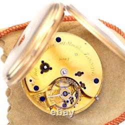 18K Gold John Arnold & Frodsham English Keywind Pocket Watch Antique 1850 18