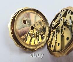 18ct Gold Antique Ladies Pocket Watch (Engraved 1892)