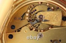 18ct Gold Chronometer Original Spring Detent Full Hunter Antique Pocket Watch
