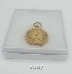 18ct solid gold ladies Fob watch without chain best vintage watches used womens