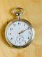 2t452 Antique Omega Silver Pocket Watch