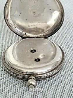 2 Antique Ladies Pocket Watches White Faced Enamelled HM 935 Untested c1900