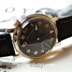 43mm antique Rolex military pilots watch for drivers vintage mens chronometer