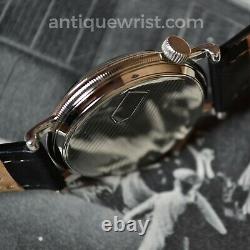 43mm antique Rolex military pilots watch for drivers vintage mens chronometer