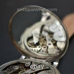 46mm Rolex vintage men's chronometer antique WW2 watch gilt dial dress formal