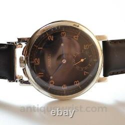 48mm Antique Rolex pilots chronometer military vintage trench men's watch