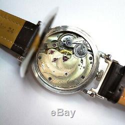 48mm Tiffany & Co by Patek Philippe antique silver mens vintage pocket watch