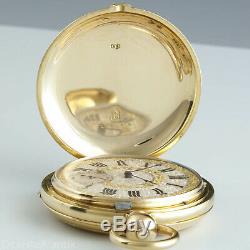 6,2Oz Charles-Théodore Vaucher 18k Chronometre detent escapement & Fusee 1850