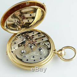 6,2Oz Charles-Théodore Vaucher 18k Chronometre detent escapement & Fusee 1850