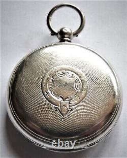 (70) Silver Fusee Pocket Watch, By H. Norris of Coventry, HM 1882. Working Order