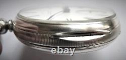(70) Silver Fusee Pocket Watch, By H. Norris of Coventry, HM 1882. Working Order