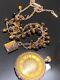 9ct Gold Antique Necklaces And Pocket Watch Scrap Or Wearable Over 31 Grams