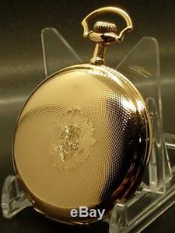 ALL E. Howard Mens Antique Gold Filled Pocket Watch Scarce Working Clean