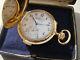 Antique 14k Solid Gold Hunter Case Quarter Repeater Chronograph Pocket Watch