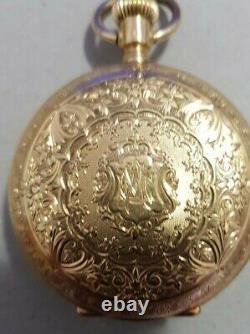 ANTIQUE 18K GOLD SYSTEME BREVETE No. 5356 SWISS MADE POCKET WATCH NOT WORKING