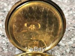 ANTIQUE 1900s 14KT GOLD OMEGA GRAND PRIX PARIS CHRONOMETRE POCKET WATCH