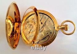 ANTIQUE AUTHENTIC TIFFANY & CO GENEVE CHRONOMETER POCKET WATCH 51mm 18K GOLD