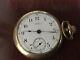 Antique Pocket Watch A. W. Co. Waltham-15 Jewel-subdial-red Second Indices-1902