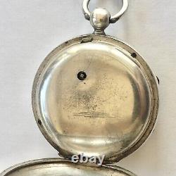 ANTIQUE STERLING SILVER POCKET WATCH. Fully Serviced