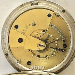 ANTIQUE STERLING SILVER POCKET WATCH. Fully Serviced
