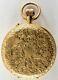 Antique Swiss 18k Gold Ornate Lapel Watch W Beautiful Dial