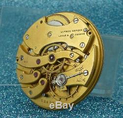 ANTIQUE ULYSSE NARDIN POCKET WATCH MOVEMENT ONLY from 1940