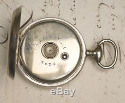 AUTOMATIC SELF WINDING LOEHR PERPETUAL PATENT Antique Pocket Watch