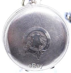 A Superb Antique Fusee Pocket Watch by Burnett Jarrow on Tyne 1879