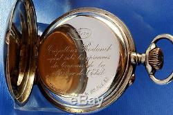Ah Rodanet Torpedo Boat Deck Watch Observatory Chronometer 1904