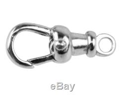 Albert Swivel Clasp Fixed Top Solid Sterling Silver 17mm Pocket Watch Fob- FS617