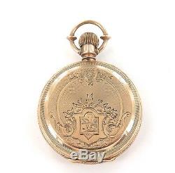 An 18k Rose Gold / Stunning Case / Antique Agassiz Mid-size Pocket Watch