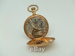 Antique14k solid gold elgin pocket watch