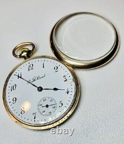 Antique 12s SOUTH BEND Pocket Watch Gold Filled 15 Jewel Grade407 Working