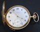 Antique 14k 14ct Solid Yellow Gold Quater 1/4 Hour Repeater Vintage Pocket Watch