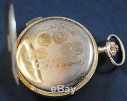 Antique 14K 14CT Solid Yellow Gold Quater 1/4 Hour Repeater Vintage Pocket Watch
