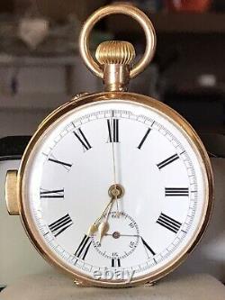 Antique 14K Solid-Gold Quarter Repeater Manual-Wind Pocket Watch