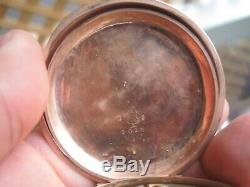 Antique 14k Gold Quarter Repeater Moonphase Chronograph Pocket Watch 124.93 Gr