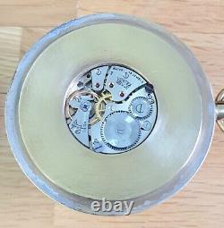 Antique 15 jewel Vertex Revue Pocket Watch Glass Ball Crystal Ball Watch
