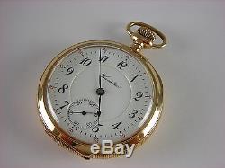 Antique 16s Hamilton 954 hi grade 17j pocket watch. 1913. Nice gold filled case
