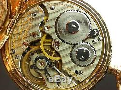 Antique 16s Hamilton 954 hi grade 17j pocket watch. 1913. Nice gold filled case