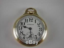 Antique 16s Hamilton 992B Rail Road pocket watch. Made 1943. 21j. Nice watch